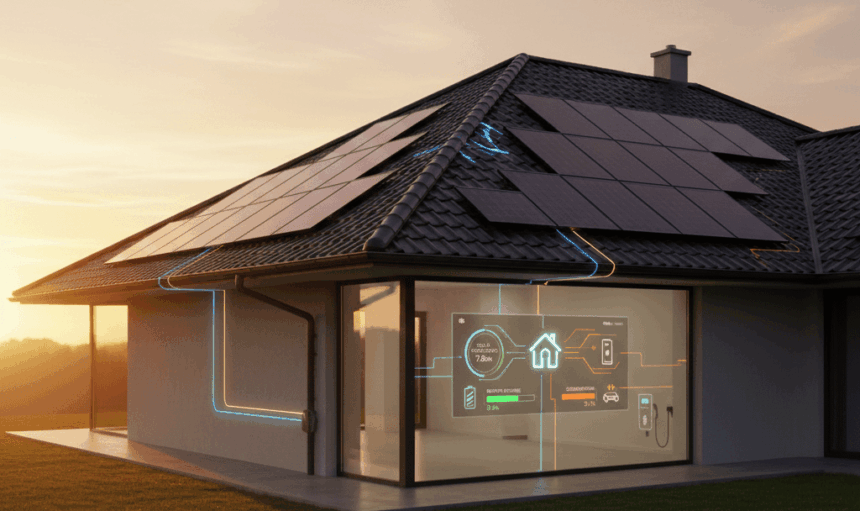 Intelligentes Energiemanagement für private PV-Anlage mit Solarenergiesystem
