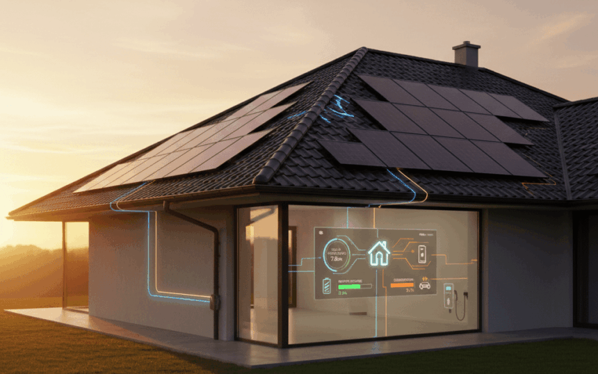 Intelligentes Energiemanagement für private PV-Anlage mit Solarenergiesystem